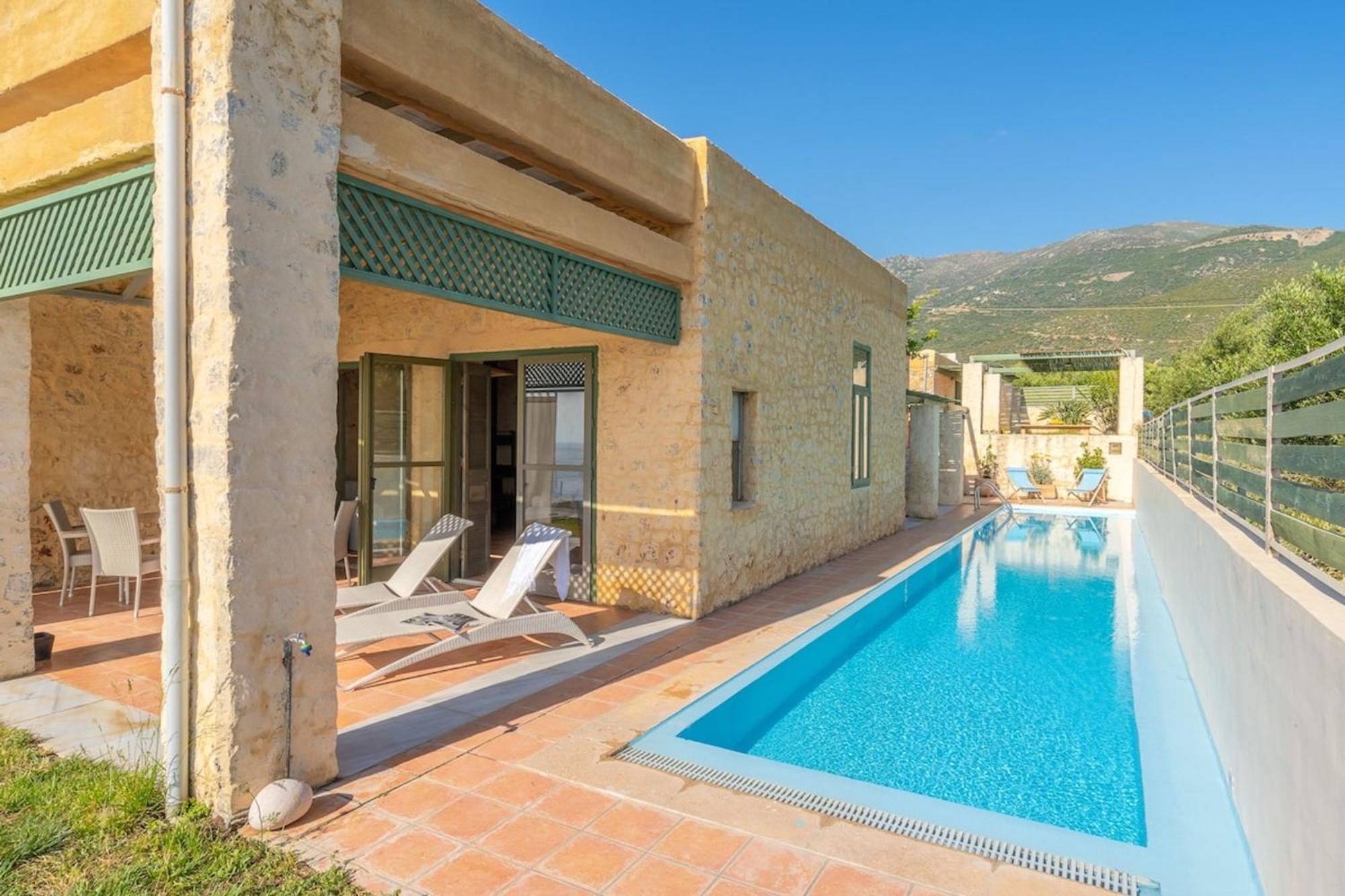 Villa Mediterranea, With Heated Pool Livadia  Zewnętrze zdjęcie