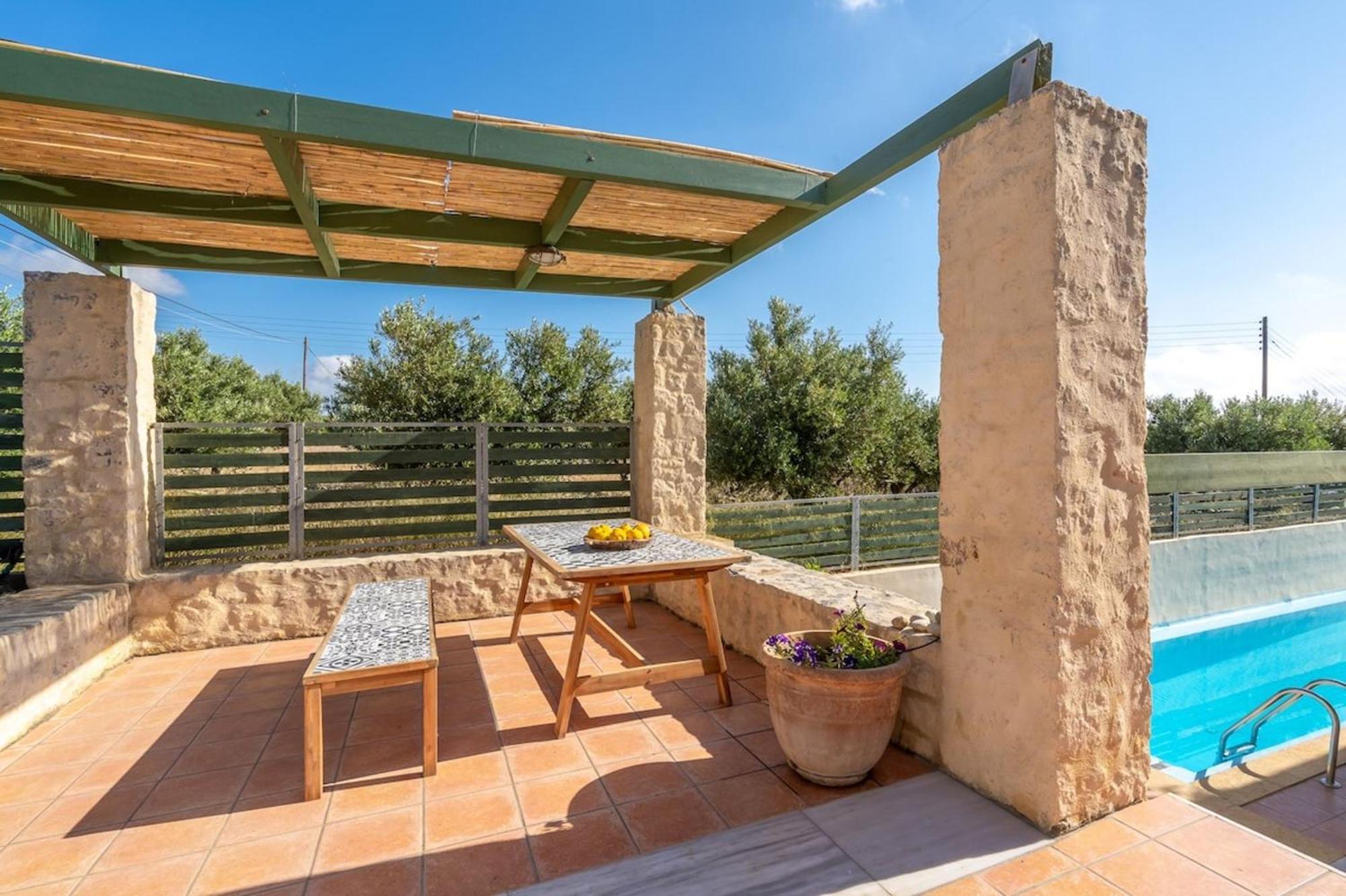 Villa Mediterranea, With Heated Pool Livadia  Zewnętrze zdjęcie
